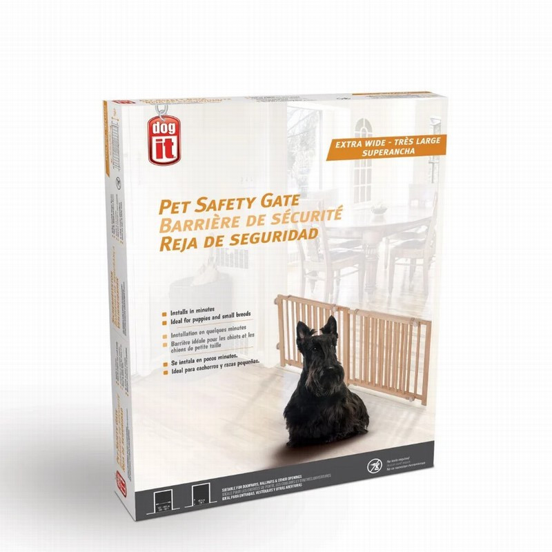 Dog It  Barrera de Seguridad Cachorro Extra 122cm x 203cm x 45.5cm