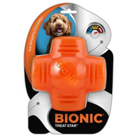 Bionic Dog Juguete Ultra Resistente Treat Star