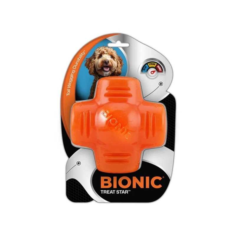 Bionic Dog Juguete Ultra Resistente Treat Star