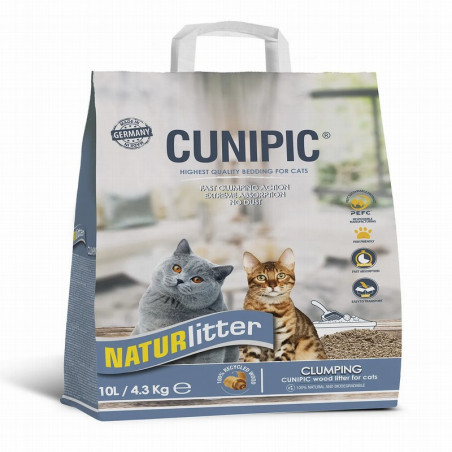Cunipic Naturlitter Lecho Madera Aglomerante para Gatos