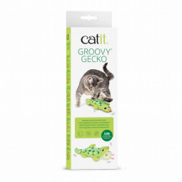 Catit Juguete Groovy Gecko Verde