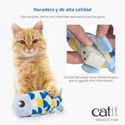 Catit Juguete Groovy Pez Azul