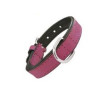 Gloria Pets Dog Collar Piel Acolchado Fucsia