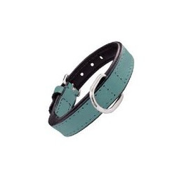 Gloria Pets Dog Collar Piel Acolchado Azul