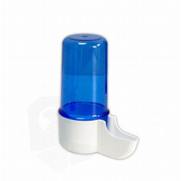 Zgr Bebedero Pequeño para Pájaro Lujo Exterior Azul