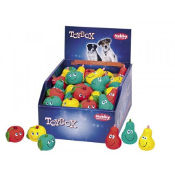 Nobby Dog Juguete Látex Frutas Variadas 5-6cm