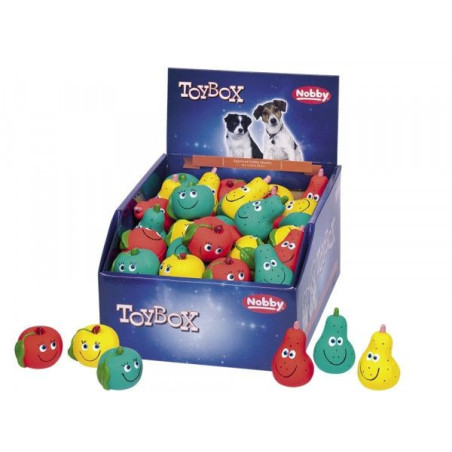 Nobby Dog Juguete Látex Frutas Variadas 5-6cm