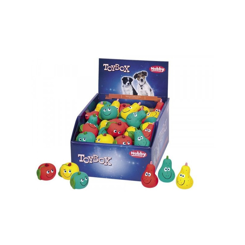 Nobby Dog Juguete Látex Frutas Variadas 5-6cm