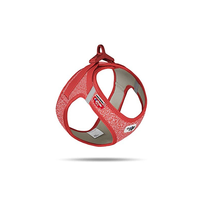 Curli Arnés Merino Clasp Rojo