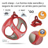 Curli Arnés Merino Clasp Rojo