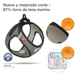 Curli Arnés Merino Clasp Negro