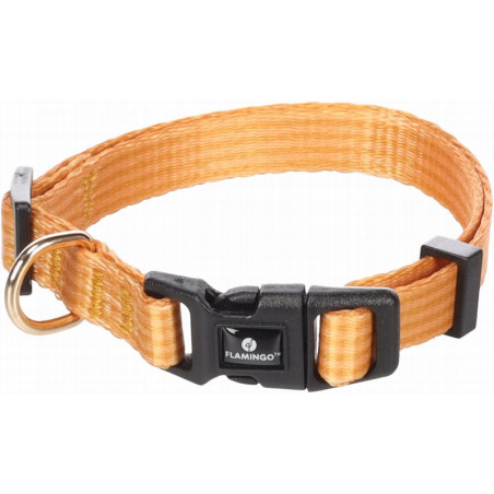 Collar Flamingo de Nylon Noekie Amarillo para perros Talla M