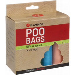 Flamingo Bolsas Biodegradables 16 x15 unidades