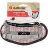 Flamingo Arnés EEny Meeny Rosa y blanco Talla S
