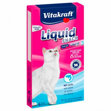 Liquid Snack con salmón para gatos