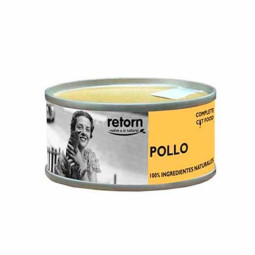 Retorn húmedo pollo para gatos