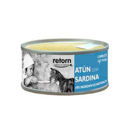 Retorn húmedo atún y sardinas para gatos