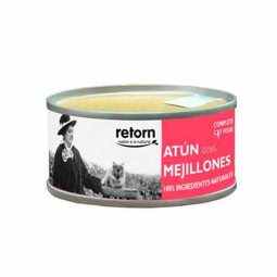 Alimento húmedo para gatos Retorn Atún con Mejillones