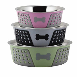 Comedero bebedero acero inox. Hermosa