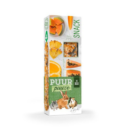 Barritas Puur para conejos y roedores Frutas Exóticas