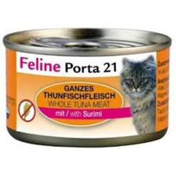 Porta 21 feline atún y gambas