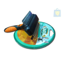 Cepillo Mudador Combi Pelo Corto Spayk