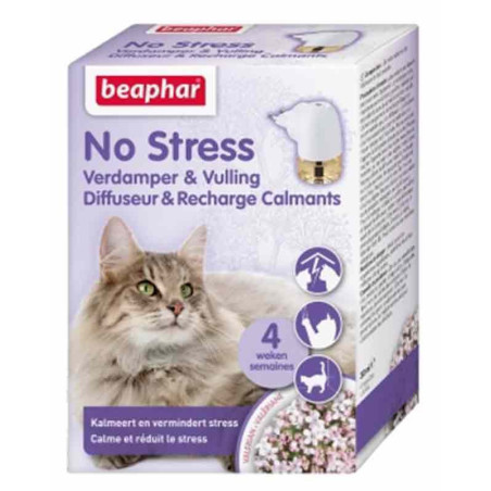 Ambientador No Stress Gato difusor + recambio Behapar