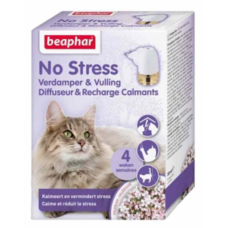 Ambientador No Stress Gato difusor + recambio Behapar