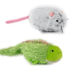 Juguete Ratón cola larga con catnip