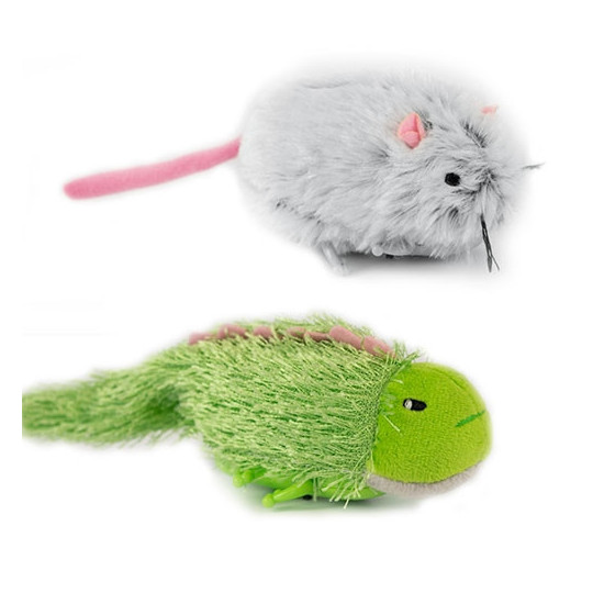 Juguete Ratón cola larga con catnip