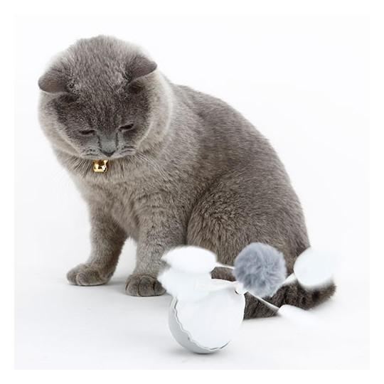 Juguete Ratón cola larga con catnip