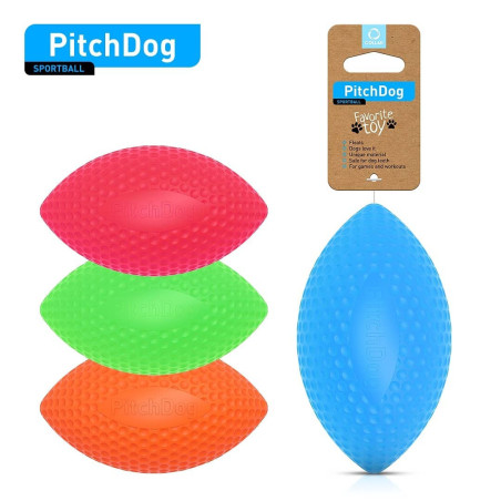 Pelota Ovalada Pitchdog para perros