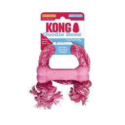 Kong Puppy Goodie Bone con cuerda