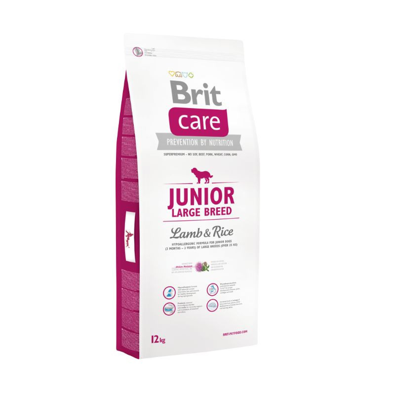 Brit Care Junior Razas grandes - Cordero y Arroz