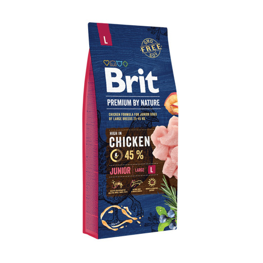 Brit Premium Junior Pollo Razas Grandes