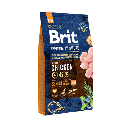Brit Premium Senior Pollo Razas Pequeñas y Medianas