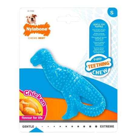 Nylabone Juguete Mordedor para cachorros Dino