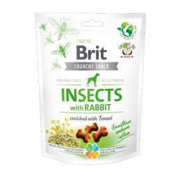 Brit Care Snack Crunchy Insectos y conejo