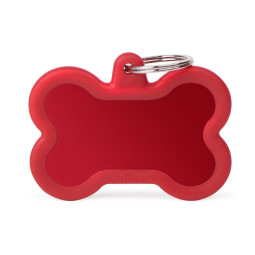 Hueso Aluminio rojo