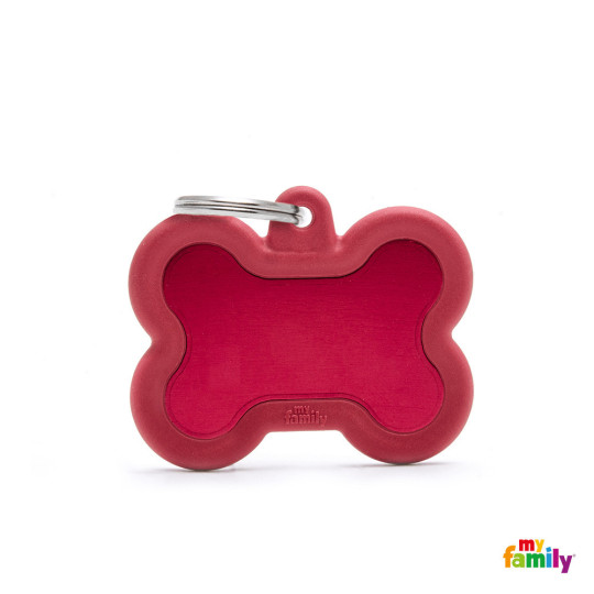 Hueso Aluminio rojo