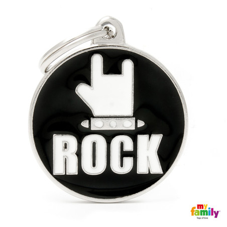 Chapa Identificativa Rock