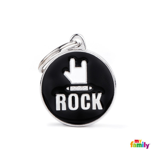 Chapa Identificativa Rock