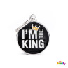 Chapa Identificativa I´m the king Chapa Identificativa I´m the king