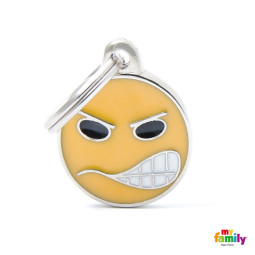Chapa Identificativa emoticono angry