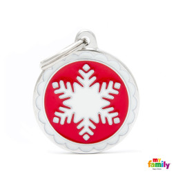 Chapa Identificativa copo de nieve