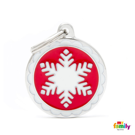 Chapa Identificativa copo de nieve