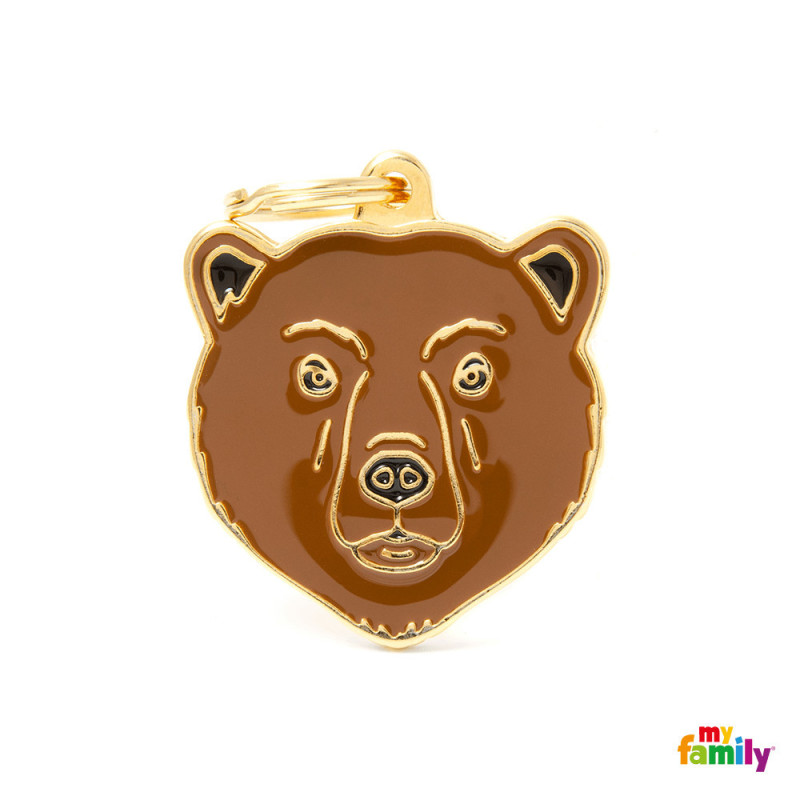 Chapa identificativa oso negro