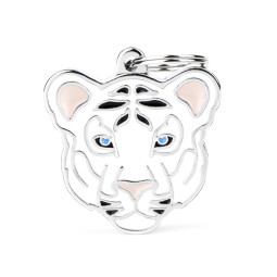 Chapa identificativa tigre blanco