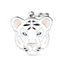 Chapa identificativa tigre blanco Chapa identificativa tigre blanco