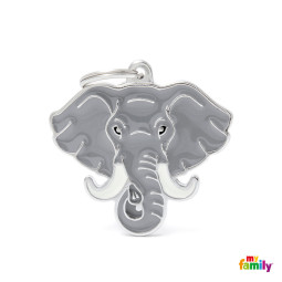 Chapa identificativa elefante
